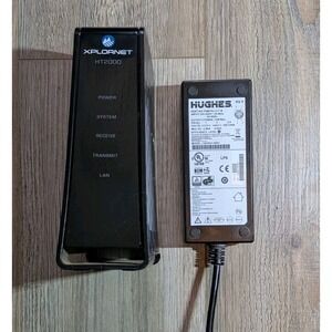 XPLORNET HT2000 SATELLITE MODEM INTEGRATED WI-FI ROUTER LAN USB DUAL-BAND BLACK